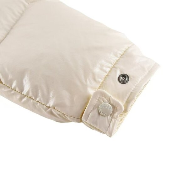 Moncler Cream Quilted Puffer Jacket | 70th Anniversary Edition, Removable Hood - Picture 8 of 8